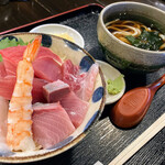 甚五郎 - 海鮮丼&ミニうどん