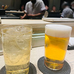 鳥おか - ハイボール、生ビール