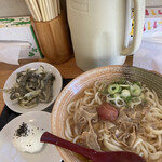 うどん そば 浪花 - 大盛り（二玉）無料は嬉しい。でもそんなに沢山食べられない方には？