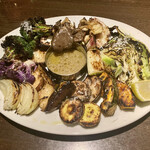 BARU 竹末 - いろいろ野菜バーニャカウダソース(1,480円)