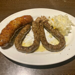 BARU 竹末 - 猪チョリソーと羊メルゲーズ(1,280円)