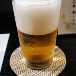KAZUNA - 一番搾りで乾杯。