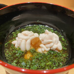 鮨 さいとう - 鱈の白子　ぽん酢