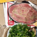 焼肉ホルモン たけ田 - ねぎ山たけ田タン(豚)・７６８円