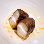 温石 - 椎茸の炭焼き