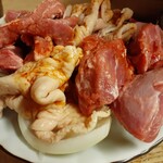 ホルモン焼 夏冬 - シロ　カシラ　ハラミ