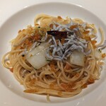 大洗料理つかさ - 大洗しらすと自家製からすみのスパゲッティー