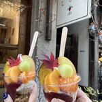 Mitsuboshi Kammishizen Dou - 季節の果実パフェ