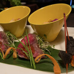 山人 - 短角牛、クロカワの吟醸漬け