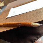 山人 - チェックイン時の手作りボールペン