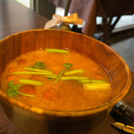 山人 - なめこの味噌汁