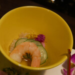 山人 - ぶなかのかの酢の物(エビ付き)