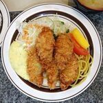 洋庖丁 - カキフライ定食（特盛）（クーポン割引）1,080円