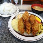 洋庖丁 - カキフライ定食（特盛）（クーポン割引）1,080円