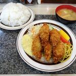 洋庖丁 - カキフライ定食（特盛）（クーポン割引）1,080円