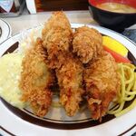 洋庖丁 - カキフライ定食（特盛）（クーポン割引）1,080円