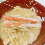 うを徳 - ズワイ蟹の蟹味噌ラーメン