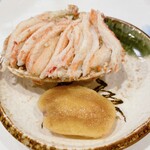 うを徳 - せいこ蟹の甲羅盛＆唐墨