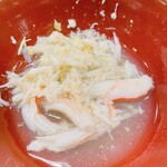 うを徳 - 北海道オホーツク産 ズワイ蟹のシャブシャブ