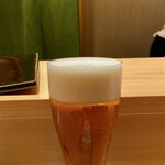 鮨 つぼみ - マスターズドリーム生ビール