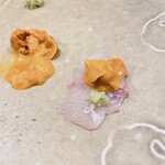 うを徳 - バフン海胆の鮃巻