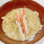 うを徳 - ズワイ蟹の蟹味噌ラーメン