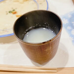 うを徳 - 蛤の煮汁