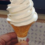 農村レストラン　関の里 - 蕎麦ソフトクリーム350円