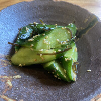 炭焼うな富士 白壁別邸 - キュウリ漬け