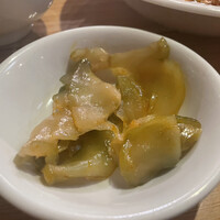 個室中華 頤和園 溜池山王店 - 麻婆豆腐定食1,150円につくザーサイ