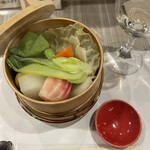 Tempura Uo Sai Ji Shu Gai Den - 蒸し野菜