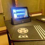 髙橋屋 - 飲み物は、タブレットを通して注文できます♡