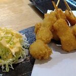 串カツ わが家 - 串揚げ3種６本