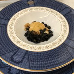 byebyeblues TOKYO - イカスミのカバテッリィ　
      ヤリイカと高海老ウニのスプーマ