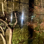 髙橋屋 - 2階の座敷廊下からの中庭の夜景♡②