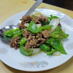 中華 兆徳 - 砂肝の黒胡椒風味炒め