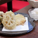 桶家乃隠居 - 天ぷら１