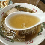 手打ちラーメン 柳屋 - スープ