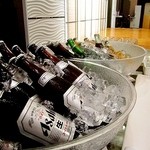 エピナール那須 - ビールのディスプレーも見事