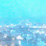 SKY BEER HALL - 今治城、日本丸のﾗｲﾄｱｯﾌﾟを眺めながら食事