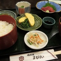 磯料理　まるけい - まるけい定食850円です