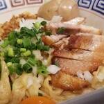 塩そば専門店 桑ばら - セコ蟹とあん肝香油の手切り手揉み油そば