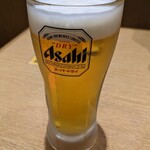 丸源ラーメン - 生ビール(中)