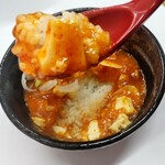 麺辛屋 二代目 美國 - ミニマーボー丼　(たぶん2辛)