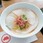 酒楽亭 空庵 - 桜海老と千枚かぶらのラーメン