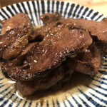 モツの朝立ち - ハツのバター炒め