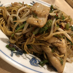 モツの朝立ち - ホルモン焼きそば