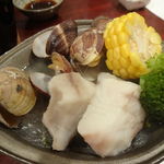 千里 - １人鍋（酒蒸し？）