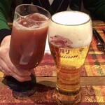 水色食堂 - カミさんと乾杯～