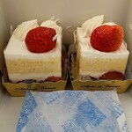 京橋千疋屋 フルーツパーラー - ショートケーキです